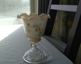 Votive Candle Holder on Crystal Candle Stick