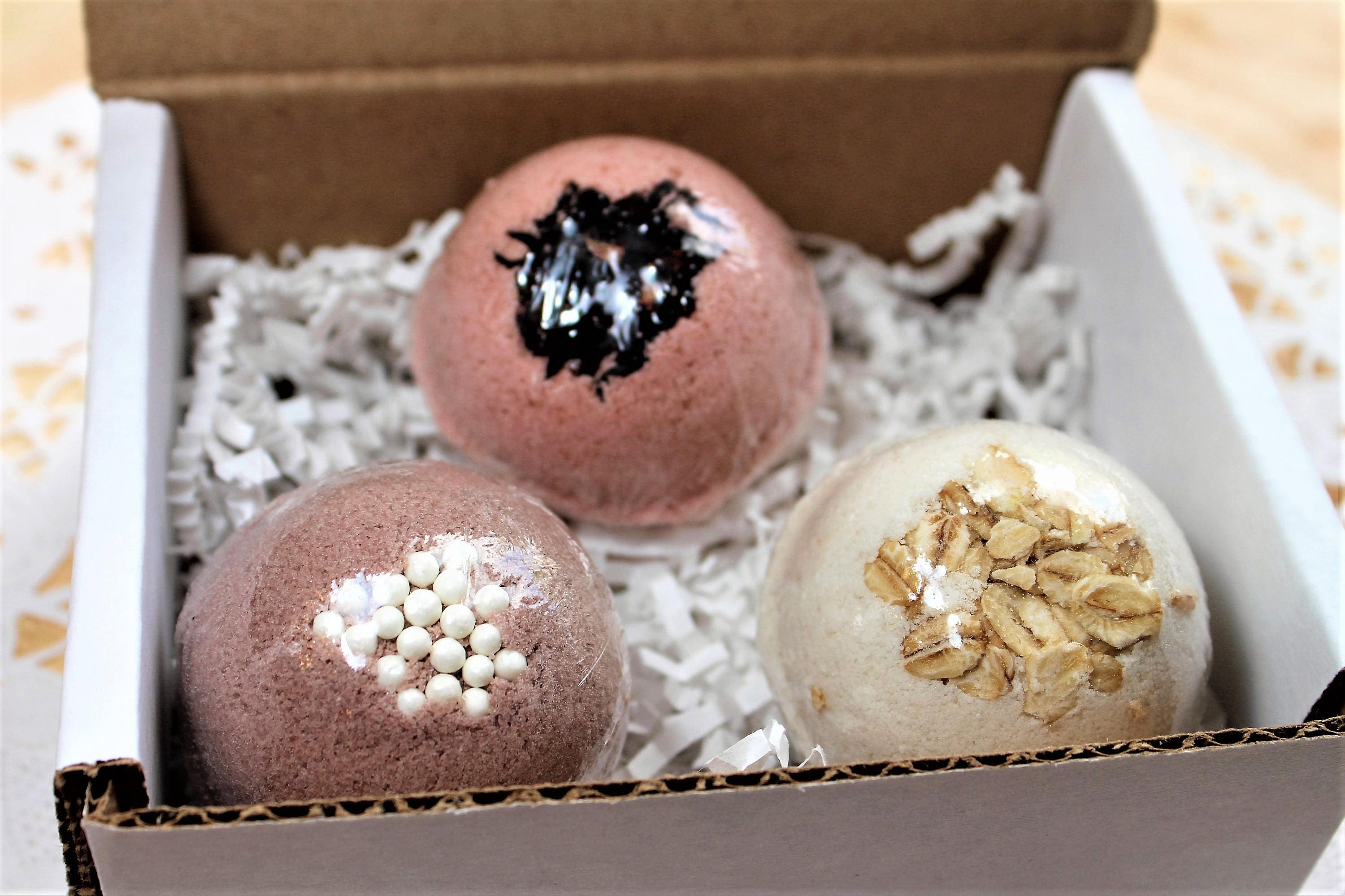3 Bath Bombs Bath Bomb Gift Set Gift Set for Women Bath