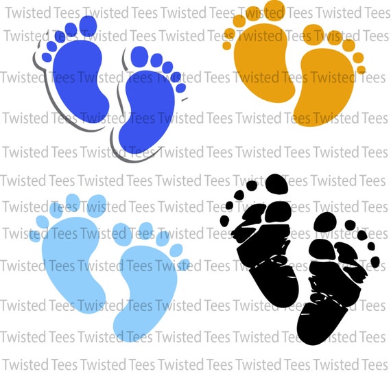 Download Baby footprint svg file Baby Feet clipart baby foot