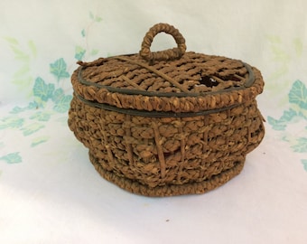 Antique Sewing Basket
