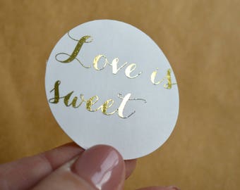Wedding Favors Stickers Custom Stickers Product Labels Simple Thank You Gift Wrapping Envelope Sticker Packaging Foil Stickers