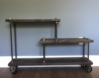 Industrial Modern Media Console Contemporary TV Stand entry table