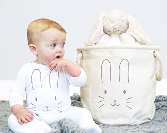 Baby Hamper - Baby Shower Gift Basket - Baby Gift Set - Bunny Face Gift Hamper - New Baby Gift Hamper