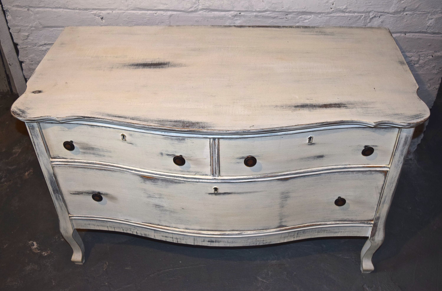 Antique Solid Wood Dresser / TV Stand by relicrefurbishing on Etsy