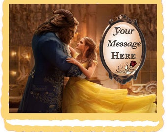 Beauty & The Beast (Live-Action) Edible Cake Topper
