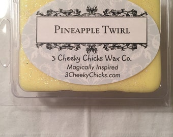 Pineapple Twirl Wax Melts, Wax Tarts, Disney Inspired