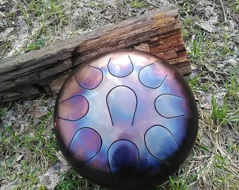 Steel tongue drum handpan Pygmy B