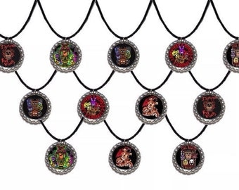 12x FNAF Five Nights at Freddy's Party Favor Necklaces