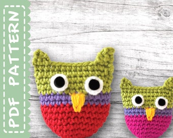 CROCHET Pattern, Little Owl Amigurumi, Owls Patterns, Crochet Bird Amigurumi, Crochet Toy Pattern, Amigurumi PDF, PDF Patterns