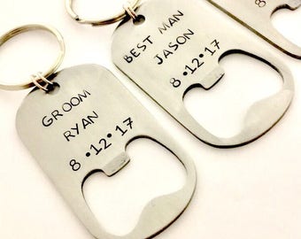 Groomsmen bottle openers