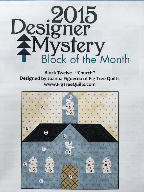 Minick & Simpson 2015 Designer Mystery Block Of The Month