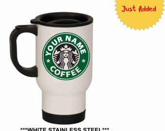 Personalized Starbucks Travel Mug, Starbucks Coffee, Starbucks Travel mug, Starbucks Cup, Starbucks, Custom Starbucks Mug, 14 oz. Travel mug