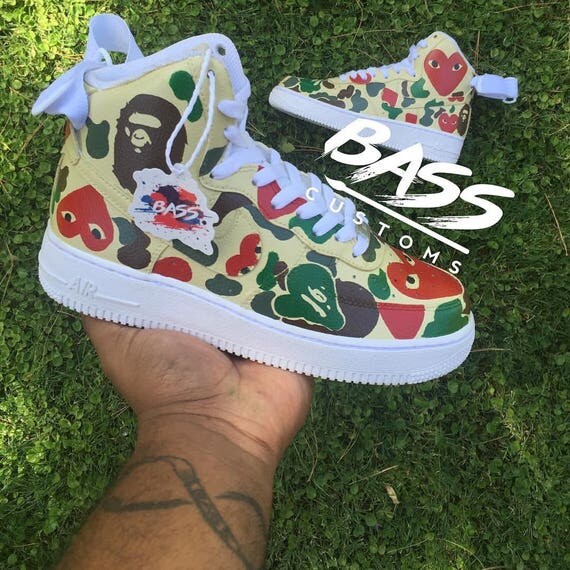 custom bape forces