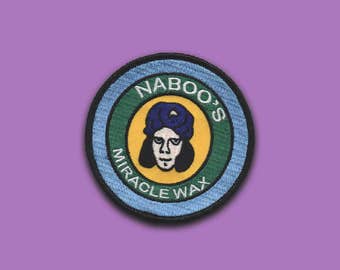Limited Edition Mighty Boosh inspired "Naboo's Miracle Wax" embroidered patch