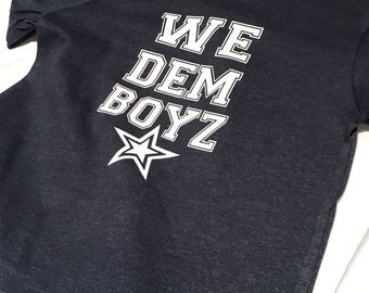 Boys Cowboys football tee shirt Toddler Dallas cowboys We Dem Boys Top