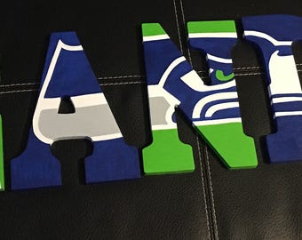 Custom Name- Seattle Seahawks Theme