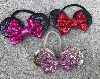 Minnie Mouse headband Minnie Mouse headband minnie headband Minnie Mouse ears minnie ears disney ears headband baby minnie headband