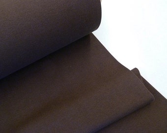 Brown fine knitting rib fabric Extrabreit