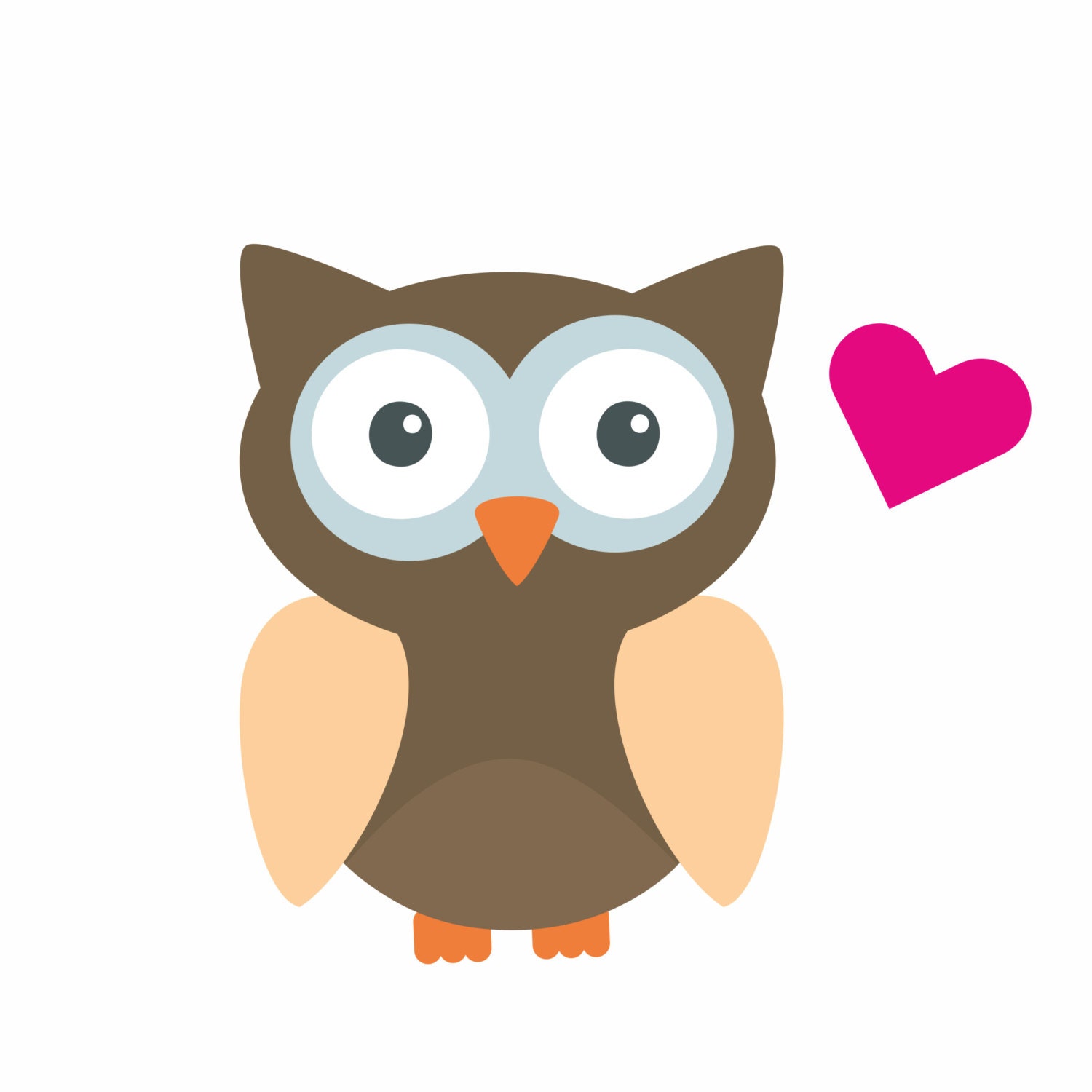 Download Cute Owl clipart: vector files in Svg, Ai, Eps, Pdf, Png ...