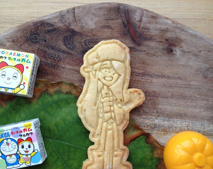 Gravity Falls cookie cutter. Wendy Corduroy cookie stamp. Gravity Falls cookies