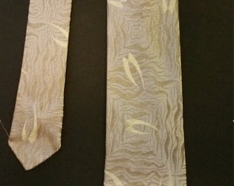 Vintage 1950's-60's Elegant Silk Necktie