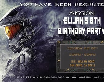 Halo invitation | Etsy