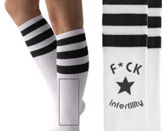 F Infertility Socks, IVF Socks, Infertility Socks