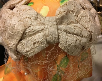 Lace Bow Hat