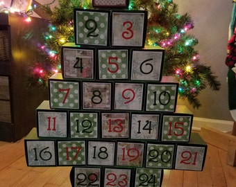 Countdown to Christmas Tree - SVG Files