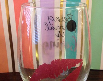 Marilyn Monroe wine glass