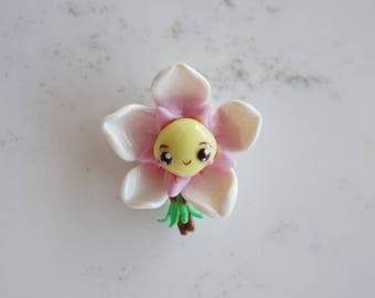 Flower Babee Charm - Pink Daisy/Sakura