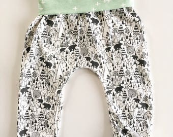 Woodland Harem Pants Size 12-18Months (1)