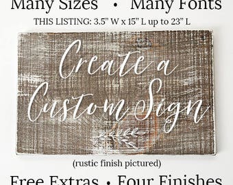 Custom signs, custom signs for home, custom sign wood, custom signage, create your own sign, wood sign, wooden signs, custom wood signs