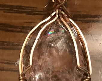 Ice Clear Quartz Pendant
