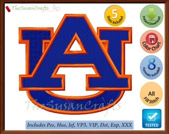 AUBURN EMBROIDERY DESIGNS Pes, Hus, Jef, Dst, Exp, Vp3, Xxx, Vip