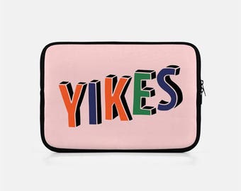 Yikes iPad Sleeve, Pink iPad Sleeve, iPad Mini Sleeve, Kindle Sleeve, iPad Mini Cover, Pink Tablet, Tumblr Aesthetic, Kindle Sleeve, Tablet