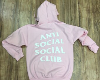 Anti Social Social Club Hoodie (white-Print)