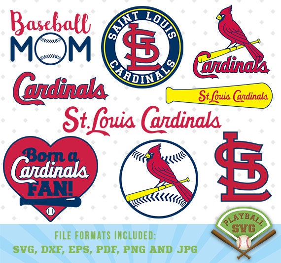Saint Louis Cardinals SVG files baseball designs contains