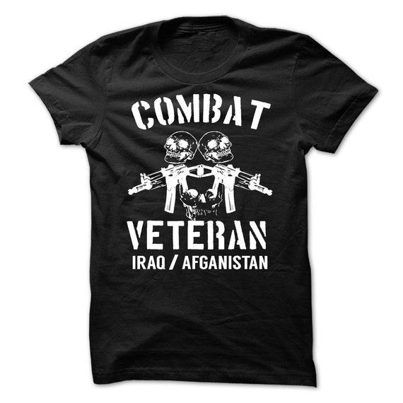 Military Shirt Combat Veteran Iraqi // Afghanistan T shirt