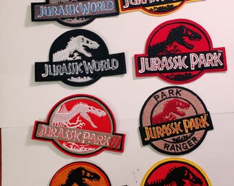 B/Jurassic world/Jurassic Park/ dinosaur / iron on/sew on/embroidery patch