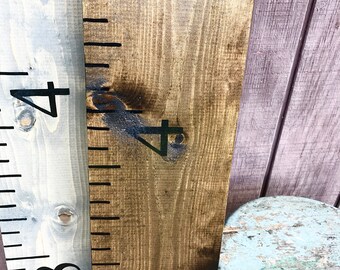 Custom Growth Chart Ruler - Wooden Growth Chart - Wall Ruler - Farmhouse Decor