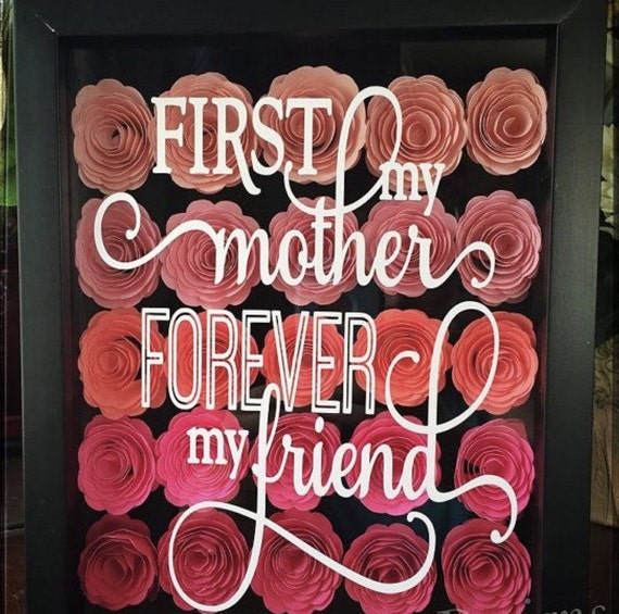 Download Items similar to Mother's Day shadow boxes, flowers, love ...
