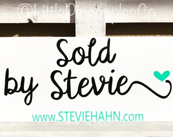 Custom real estate sign- sold sign- real estate agent