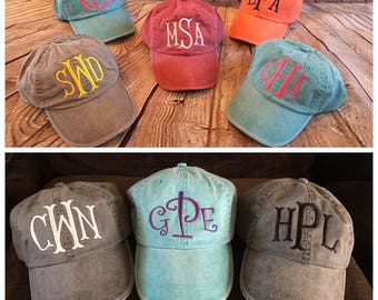 Women Monogrammed cap, women monogram hat, baseball cap, monogram cap, hat, low profile hat, personalized hat, monogram hat, womens hat