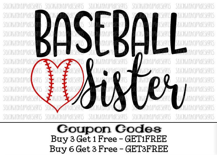 Free Free Baseball Svg Sister 169 SVG PNG EPS DXF File