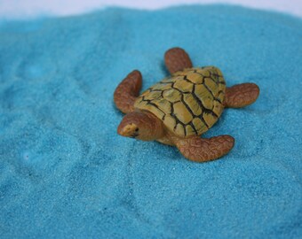Miniature sea turtle - so cute fairy garden terrarium decoration