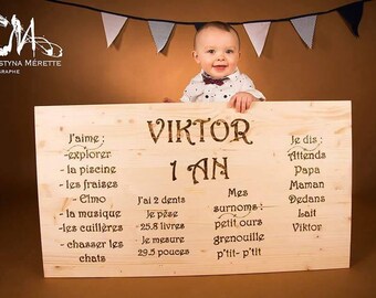 Birthday panel perfect for birthday/panneau de fete/ decoration