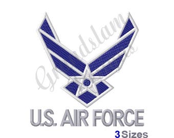 U.S. Air Force Logo - Machine Embroidery Design