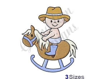 Baby Rocking Horse - Machine Embroidery Design