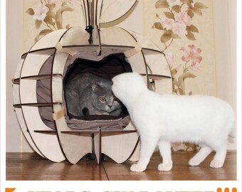 Bed for cats cat house shelter rescue outdoorm Cat Bed Kitten Furniture Cushion Pillow Pet Bedding Wooden Cat Furniture Cat Cave cat tree